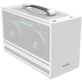  Корпус PcCooler I100 Pro Mesh WH, без БП, Compact, White, SPCC, no fans ITX 60/300/SFX PSU support, 1x2.5", 2xPCI 1xUSB-C 3.1 308x128x190 