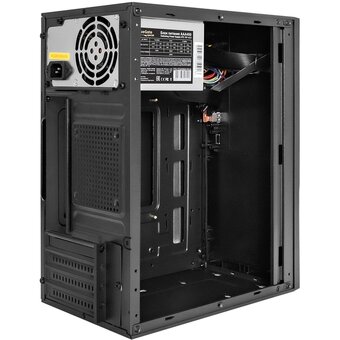  Корпус Exegate BAA-308-AAA350 EX298002RUS Minitower (mATX, БП AAA350 с вент. 8см, 2*USB, HD Audio, черный) 