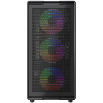  Корпус Powercase Mistral A4B (CMAB-L4), Tempered Glass, 4x 120mm FRGB Fans, чёрный, ATX 