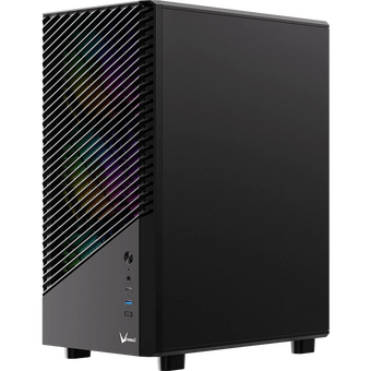  Корпус Formula Mana Geometry черный без БП ATX 3x120mm 1xUSB3.0 1xUSB3.1 audio bott PSU 