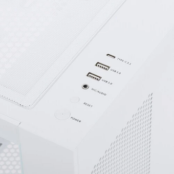  Корпус PcCooler C3 T500 (C3-T500WHD0-GL) белый без БП ATX 2xUSB3.0 1xUSB3.1 audio bott PSU 
