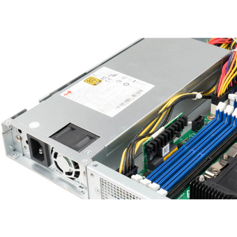  Корпус In-Win IW-RS104-07 (6197054) Single 650w Acbel/Fan 4056mm*6/SLIMSAS*4 BP)/2.5"/3.5" hot-swap HDD tray 