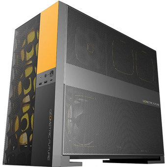  Корпус Geometric Future Model 5 Vent Black Yellow with fans (1AM5VTBY01100) / mid tower, E-ATX / 5x140mm ARGB fans 