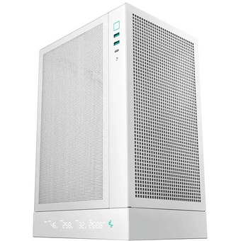  Корпус Deepcool CH170 Digital (R-CH170-WHNPI0D-G-1) белый без БП mATX 1x120mm 1xUSB2.0 1xUSB3.0 audio bott PSU 