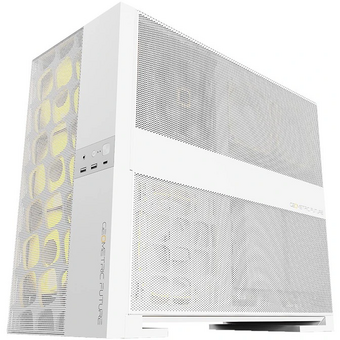  Корпус Geometric Future Model 5 Vent White with fans (1AM5VTWT01100) / mid tower, E-ATX / 5x140mm ARGB fans 