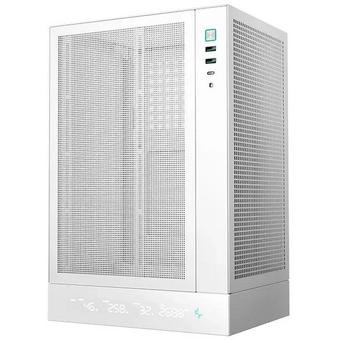  Корпус Deepcool CH170 Digital (R-CH170-WHNPI0D-G-1) белый без БП mATX 1x120mm 1xUSB2.0 1xUSB3.0 audio bott PSU 