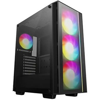  Корпус DeepCool MATREXX 55 V4 Black (R-MATREXX55-BKADA4-G-4) (ATX, без БП, 2хUSB3.0, с окном) 