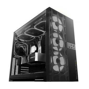  Корпус Geometric Future Model 5 Vent Black with fans (1AM5VTBK01100) / mid tower, E-ATX / 5x140mm ARGB fans 