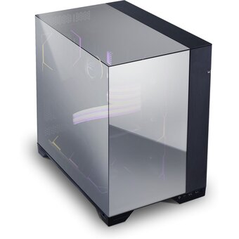  Корпус Lian Li O11 Vision Chrome (G99.O11VC.00) (E-ATX, без БП, 2хUSB3.0, 1xUSB Type-C, с окном) 