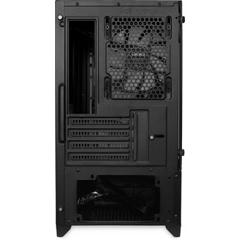  Корпус HSPD M330 (M330-TGBK-ARGB), без БП, Mesh Mini-tower, Black, TG, 0.6 SPCC, 3x120mm ARGB mATX, mITX 175/330/160mm 2x2.5", 4xPCI 1xUSB-A 3 