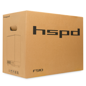  Корпус HSPD F510 (F510-TGWH-ARGB), без БП, Panoramic Mid Tower, White, TG, 0.5 SPCC, 3x120mm ARGB ATX, mITX 180/280/160mm 1x2.5", 7xPCI 2xUSB- 