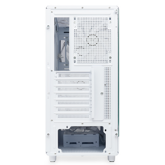  Корпус HSPD M510 (M510-TGWH-ARGB), без БП, Mesh Mid Tower, White, TG, 0.5 SPCC, 4x120mm ARGB ATX, mITX 180/280/160mm 1x2.5", 7xPCI 2xUSB-A 3.0 