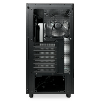  Корпус HSPD F710 (F710-TGBK-ARGB), без БП, Panoramic Mid Tower, Black, TG, 0.5 SPCC, 3x120mm ARGB E-ATX, ATX, mITX 185/395/270mm 2x2.5", 1x3.5 