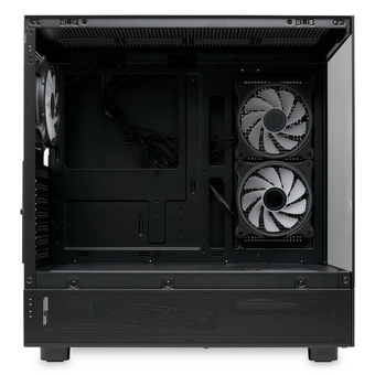  Корпус HSPD F710 (F710-TGBK-ARGB), без БП, Panoramic Mid Tower, Black, TG, 0.5 SPCC, 3x120mm ARGB E-ATX, ATX, mITX 185/395/270mm 2x2.5", 1x3.5 