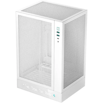  Корпус Deepcool CH170 Digital (R-CH170-WHNPI0D-G-1) белый без БП mATX 1x120mm 1xUSB2.0 1xUSB3.0 audio bott PSU 