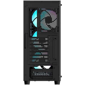  Корпус Ocypus Gamma C70 BK ARGB (Gamma-C70-BKG400XX-GL) (ATX, без БП, 1хUSB2.0, 1хUSB3.0, с окном) 