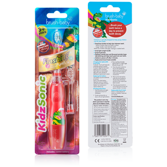  Звуковая зубная щетка Brush-Baby KidzSonic BRB192 Динозавр 