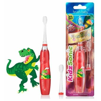  Звуковая зубная щетка Brush-Baby KidzSonic BRB192 Динозавр 