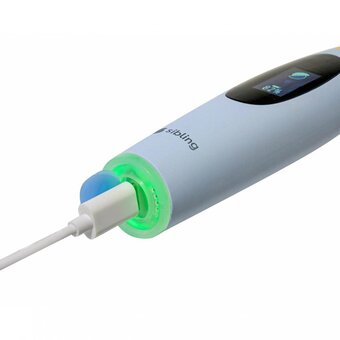  Умная зубная щетка Sibling Powerbrush QB голубая 