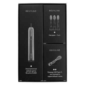  Электрическая зубная щетка Revyline RL 060 чёрная 