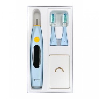  Умная зубная щетка Sibling Powerbrush QB голубая 