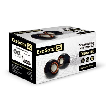  Акустическая система EXEGATE Disco 180 EX287053RUS черный 