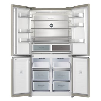  Холодильник TESLER RCD-547BI Marble beige 