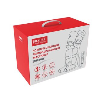  Компрессионный лимфодренажный массажер Bradex KZ 1167 черный 