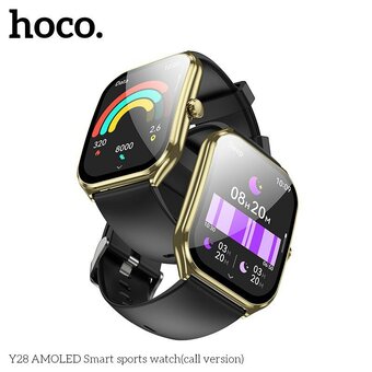  Smart-часы HOCO Y28 AMOLED Smart sports watch call version черный 