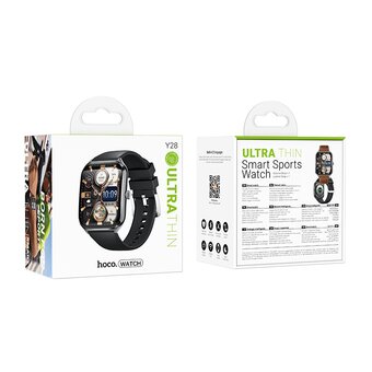  Smart-часы HOCO Y28 AMOLED Smart sports watch call version черный 