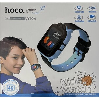  Детские smart-часы HOCO Y104 4G children phone-watch синий 