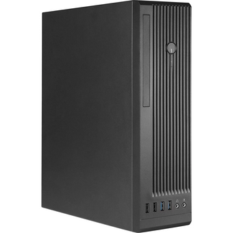  Корпус Chieftec Uni BE-10B-300 черный 300W mATX 2x80mm 2x120mm 2xUSB2.0 2xUSB3.0 audio bott PSU 