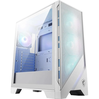 Корпус MSI MAG Forge 320R Airflow (306-7G23W21-HH9) белый без БП ATX 4x120mm 2xUSB3.0 audio bott PSU 