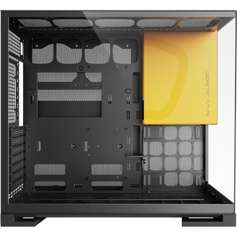  Корпус Geometric Future Model 5 Black Yellow with fans (1AM5WKBY01100) / mid tower, E-ATX / 5x140mm ARGB fans 