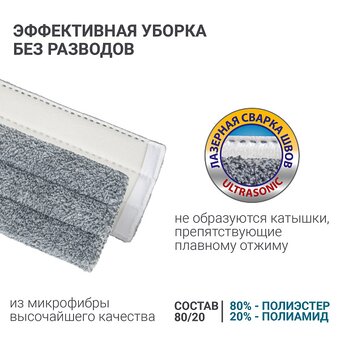  Швабра Hausmann Dry Hands Compact HM-62NA 