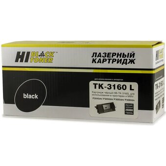  Картридж Hi-Black TK-3160L (797026724) черный для Kyocera Ecosys M3145dn; M3645dn; P3045dn; P3050dn; P3055dn ресурс 25000 стр. 