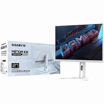  Монитор Gigabyte M27QA EK ICE White 