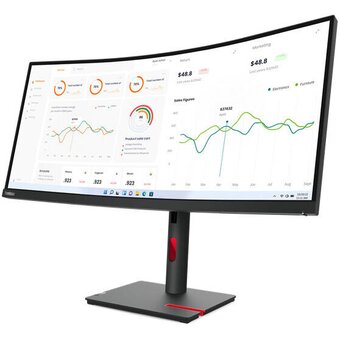  Монитор Lenovo ThinkVision T34w-30 (63D4GAT1EU) 