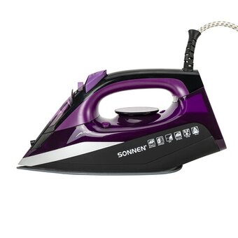  Утюг Sonnen SI-270 (455280) черный/фиолетовый 