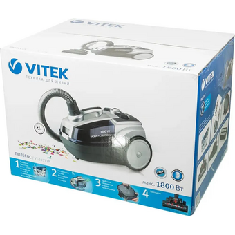  Пылесос Vitek VT-1833 PR жемчужный 
