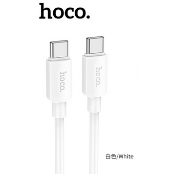  Дата-кабель НОСО X96 Hyper 60W fast charging data cable, Type-C + Type-C (белый) 