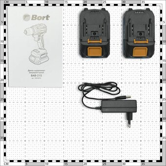  Дрель-шуруповерт BORT BAB-21S с акк и ЗУ 