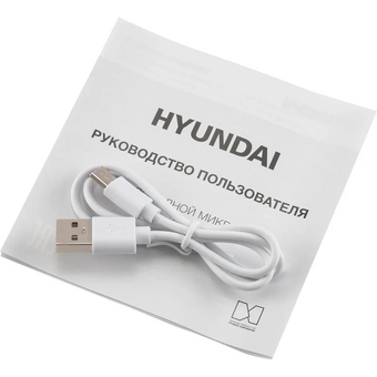  Микрофон беспроводной Hyundai H-MIC101 черный 