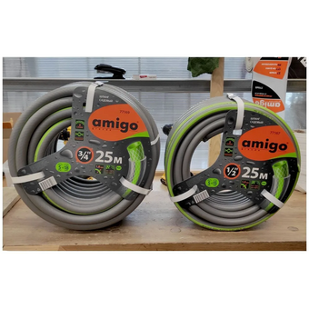  Шланг садовый Amigo 77169 трехслойный 3/4 25м 