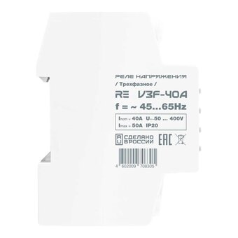  Реле напряжения RE V3F-40A 