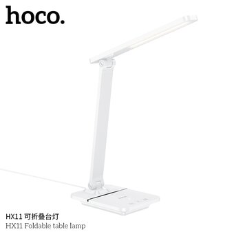  Складывающаяся настольная лампа HOCO HX11 белый 