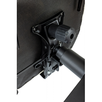  Кресло руководителя Бюрократ T-9950MSG-F слоновая кость (T-9950MSG-F/IVORY-PU) эко.кожа крестов. пластик подст.для ног 
