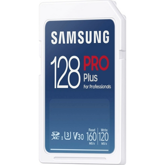  Карта памяти Samsung Pro Plus (MB-SD128SB/WW) SDXC 128GB с адаптером USB, R 180 МБ/с 