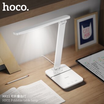  Складывающаяся настольная лампа HOCO HX11 белый 