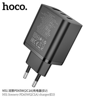  СЗУ HOCO N51 Scenery PD65W2C1A черный 